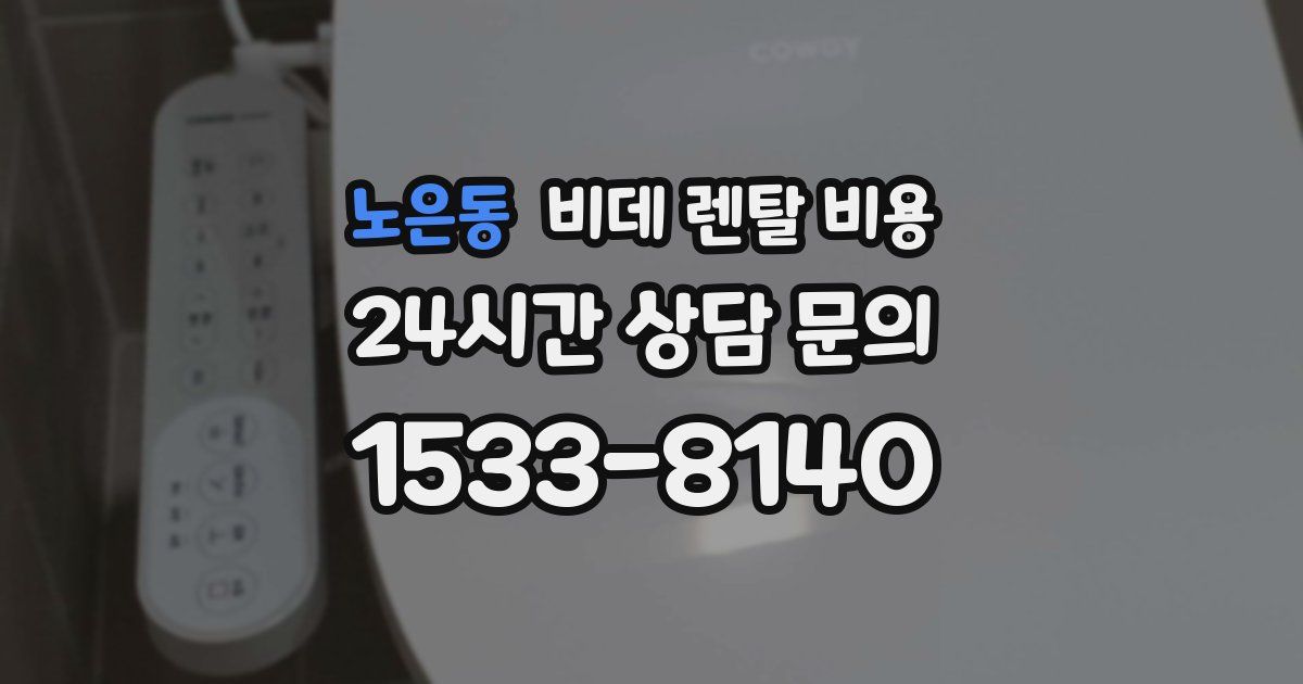 노은동 비데 렌탈 비용