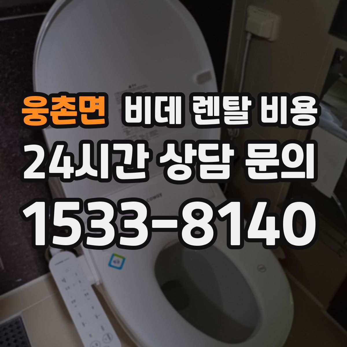 웅촌면 비데 렌탈 비용