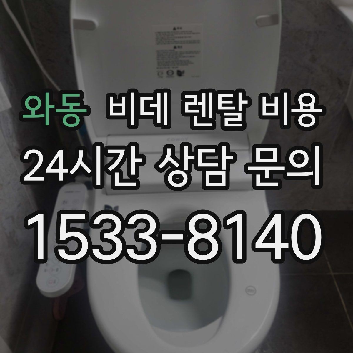 와동 비데 렌탈 비용 설치 후 관리가 쉬운 제품 찾는 방법