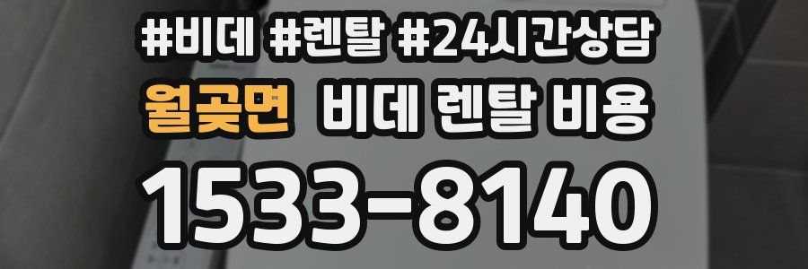 월곶면 비데 렌탈 비용