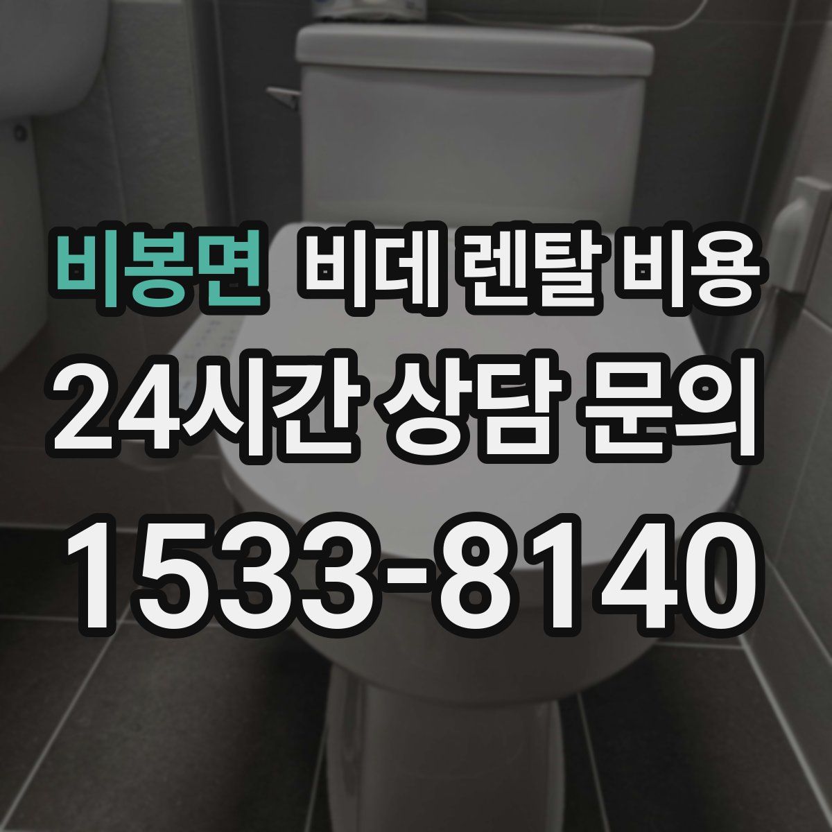 비봉면 비데 렌탈 비용