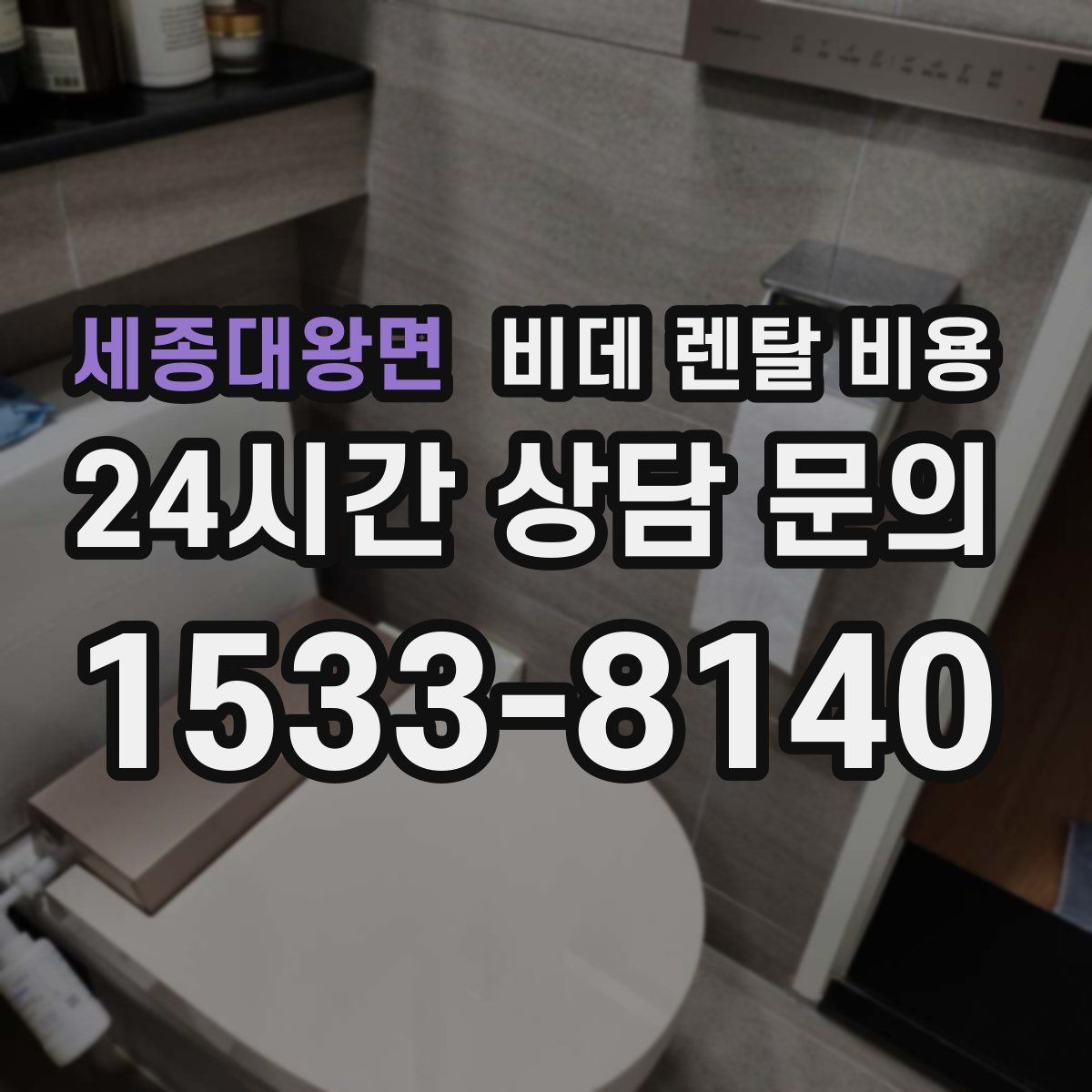 세종대왕면 비데 렌탈 비용