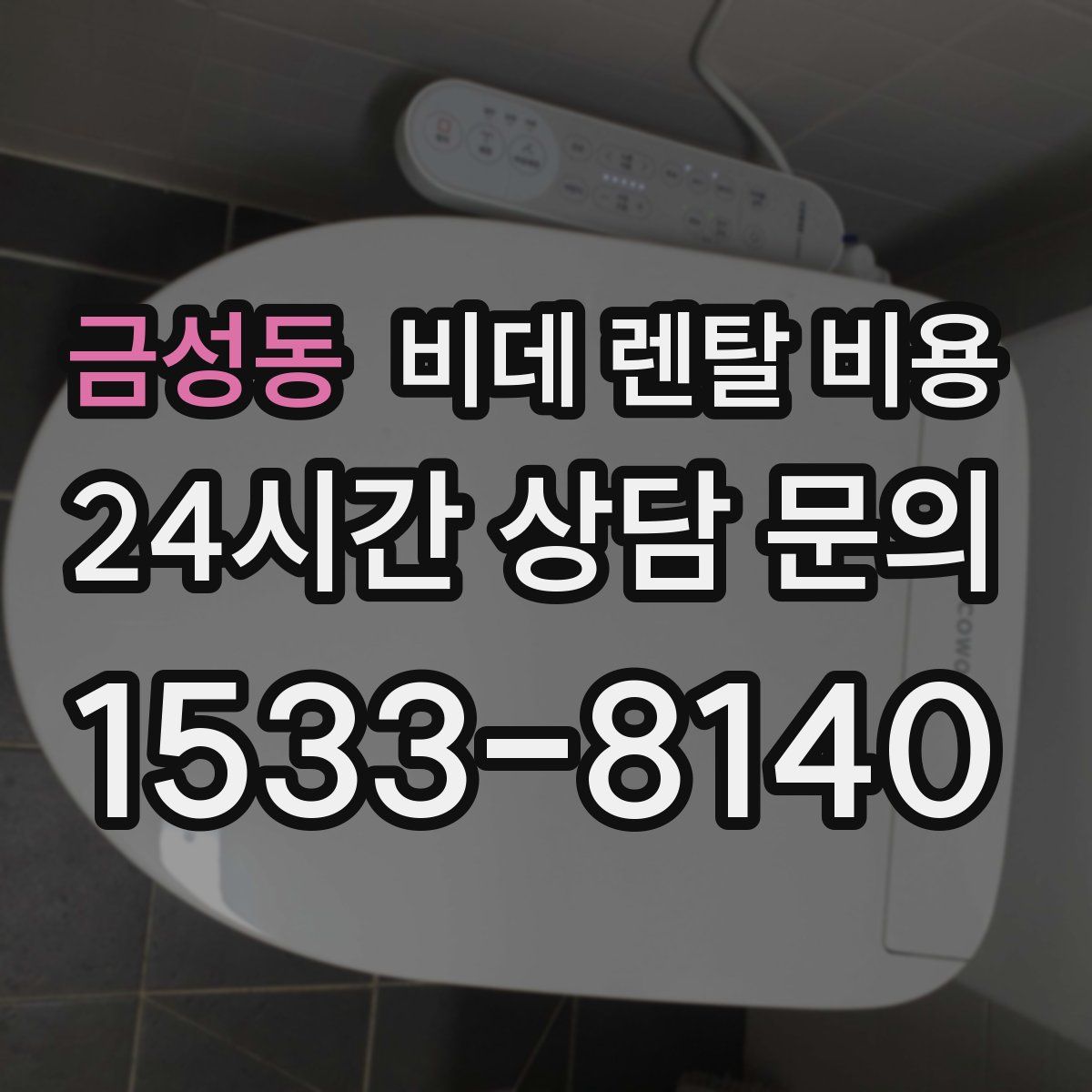 금성동 비데 렌탈 비용