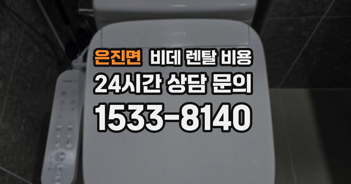 은진면 비데 렌탈 비용