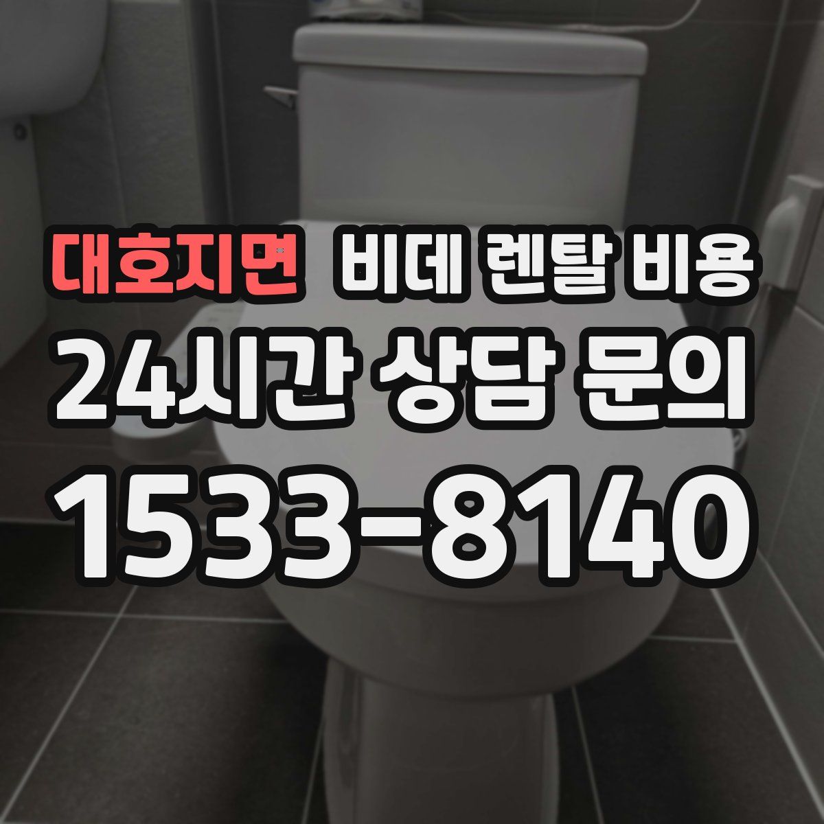 대호지면 비데 렌탈 비용