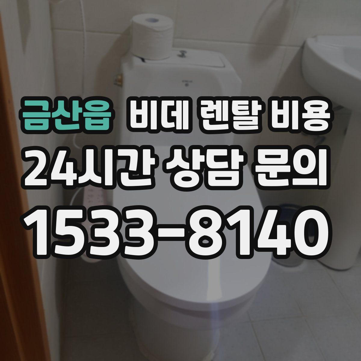 금산읍 비데 렌탈 비용