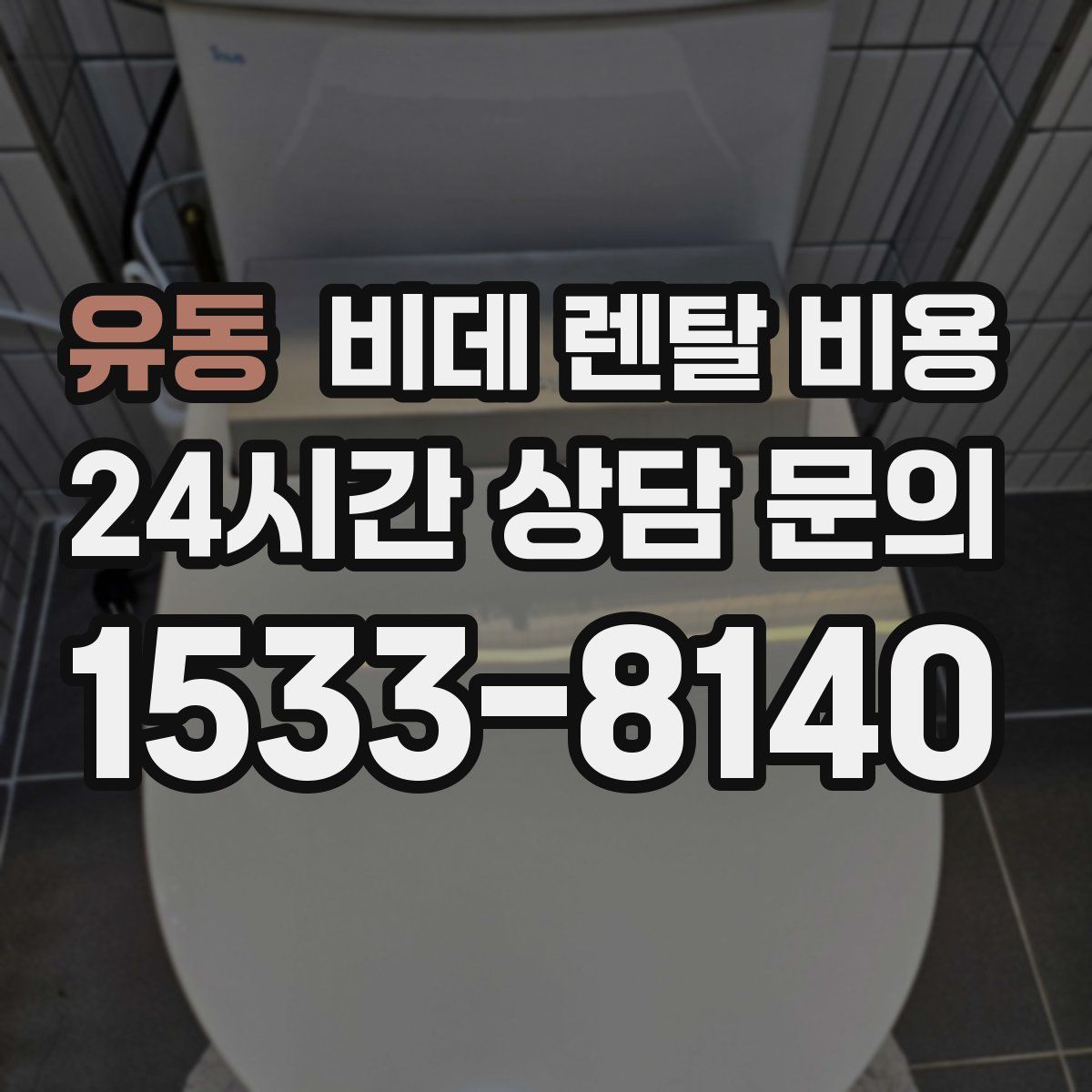 유동 비데 렌탈 비용