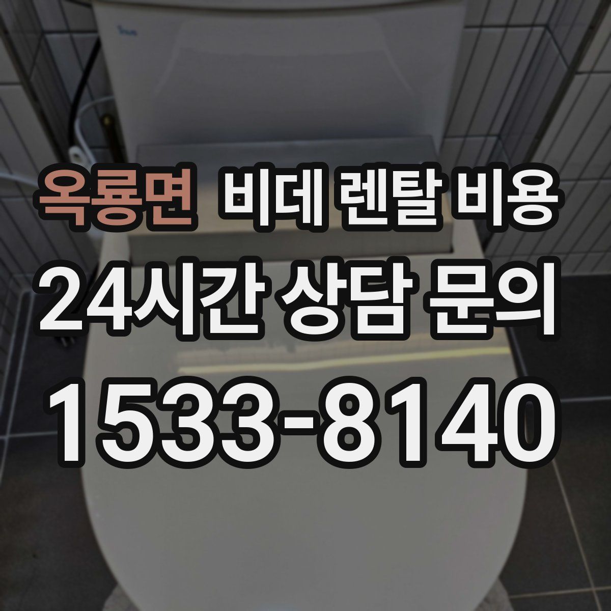 옥룡면 비데 렌탈 비용