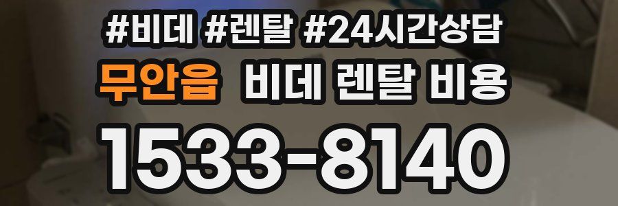 무안읍 비데 렌탈 비용