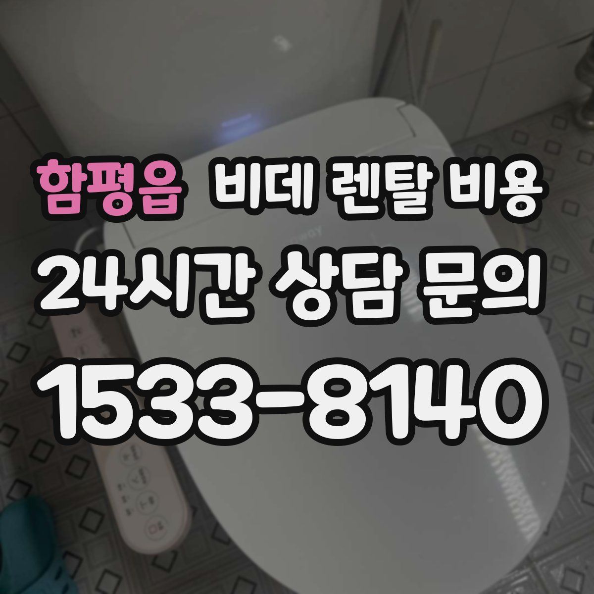 함평읍 비데 렌탈 비용