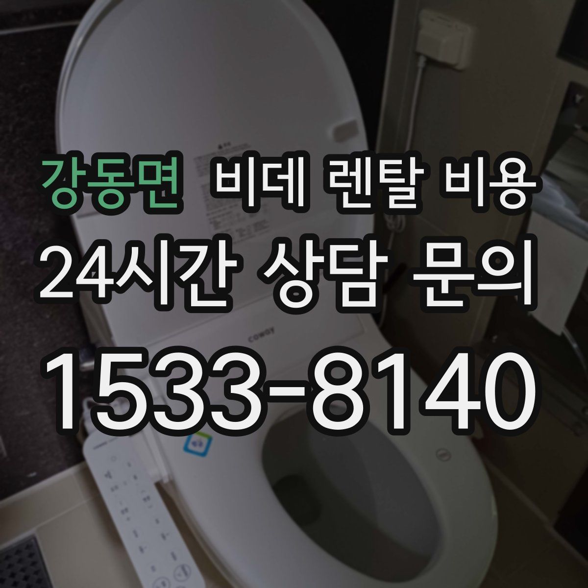 강동면 비데 렌탈 비용