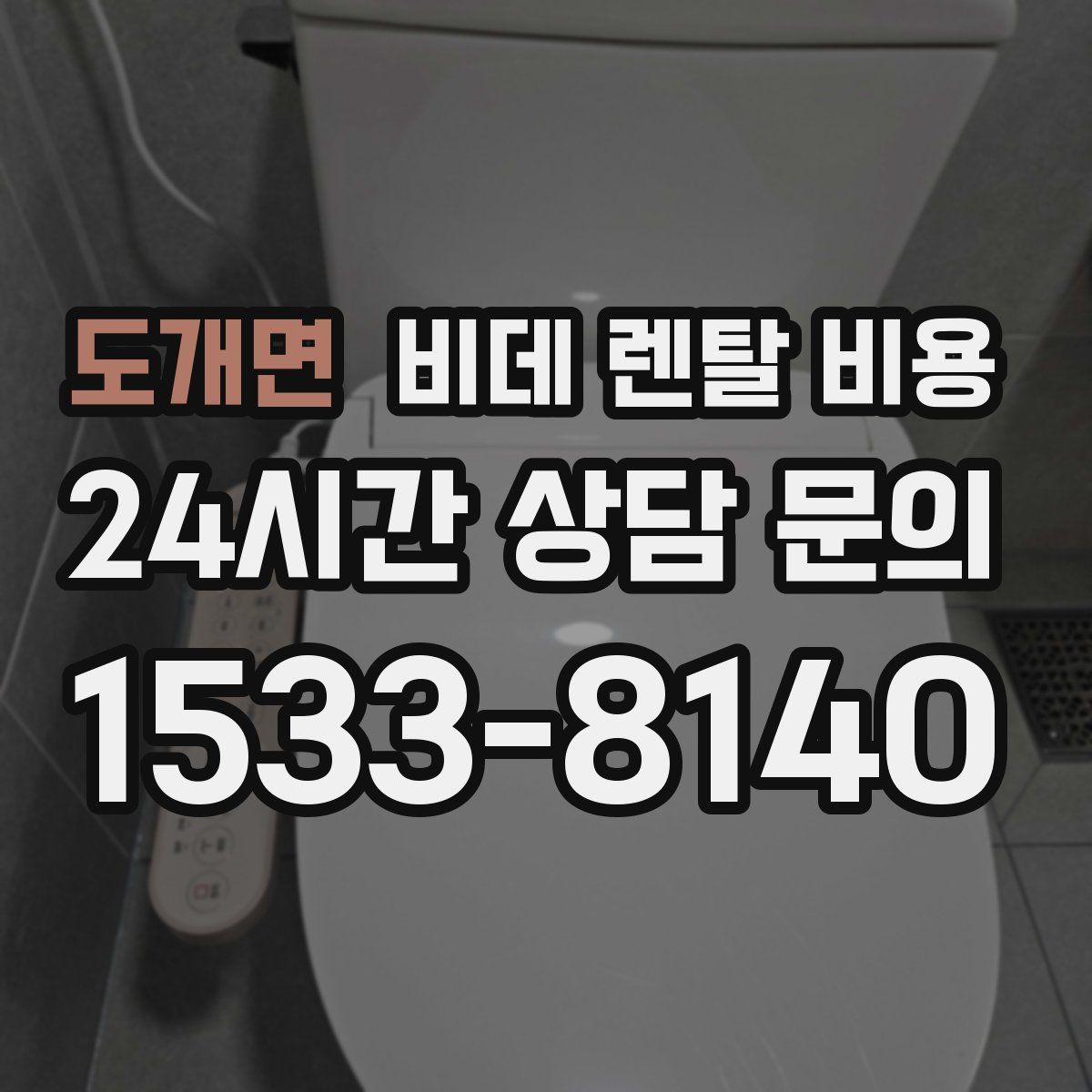 도개면 비데 렌탈 비용