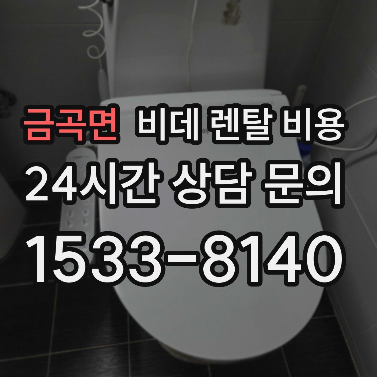 금곡면 비데 렌탈 비용