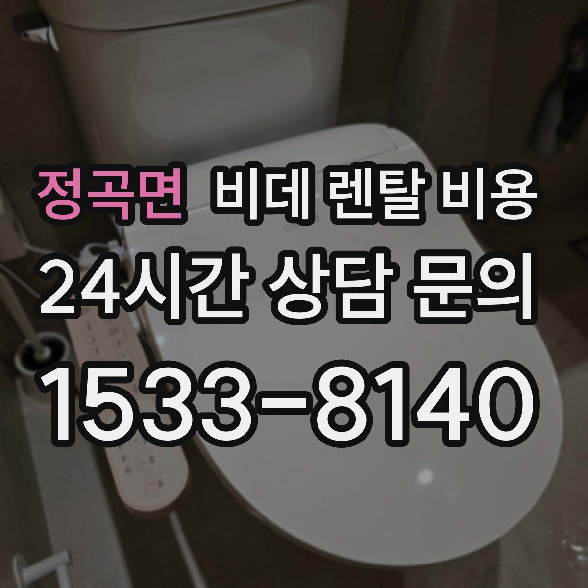 정곡면 비데 렌탈 비용