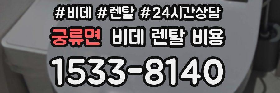 궁류면 비데 렌탈 비용