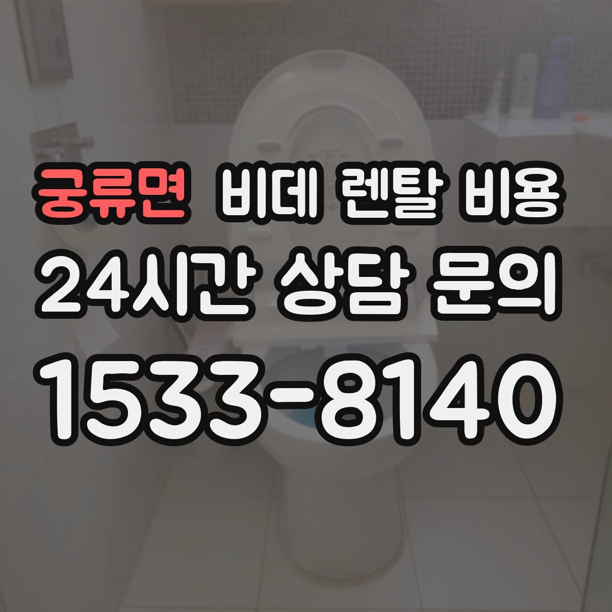 궁류면 비데 렌탈 비용