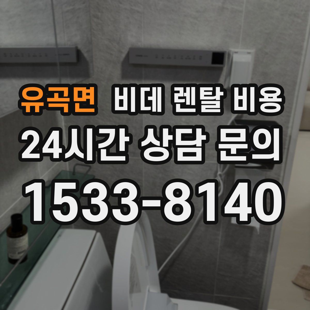유곡면 비데 렌탈 비용