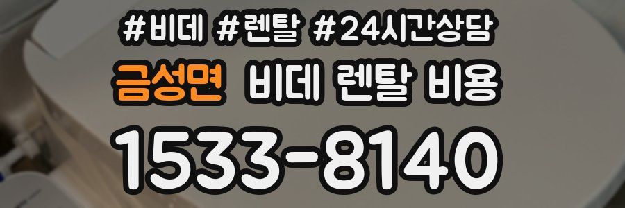 금성면 비데 렌탈 비용