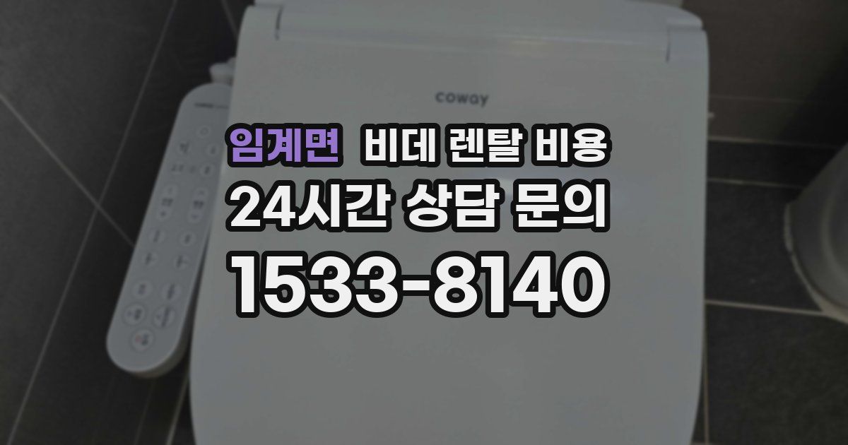 임계면 비데 렌탈 비용