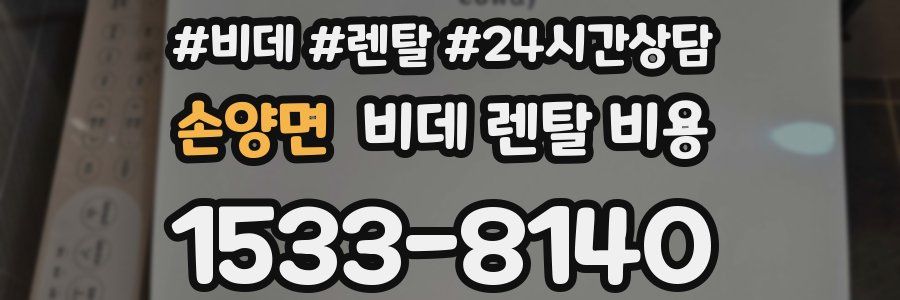 손양면 비데 렌탈 비용
