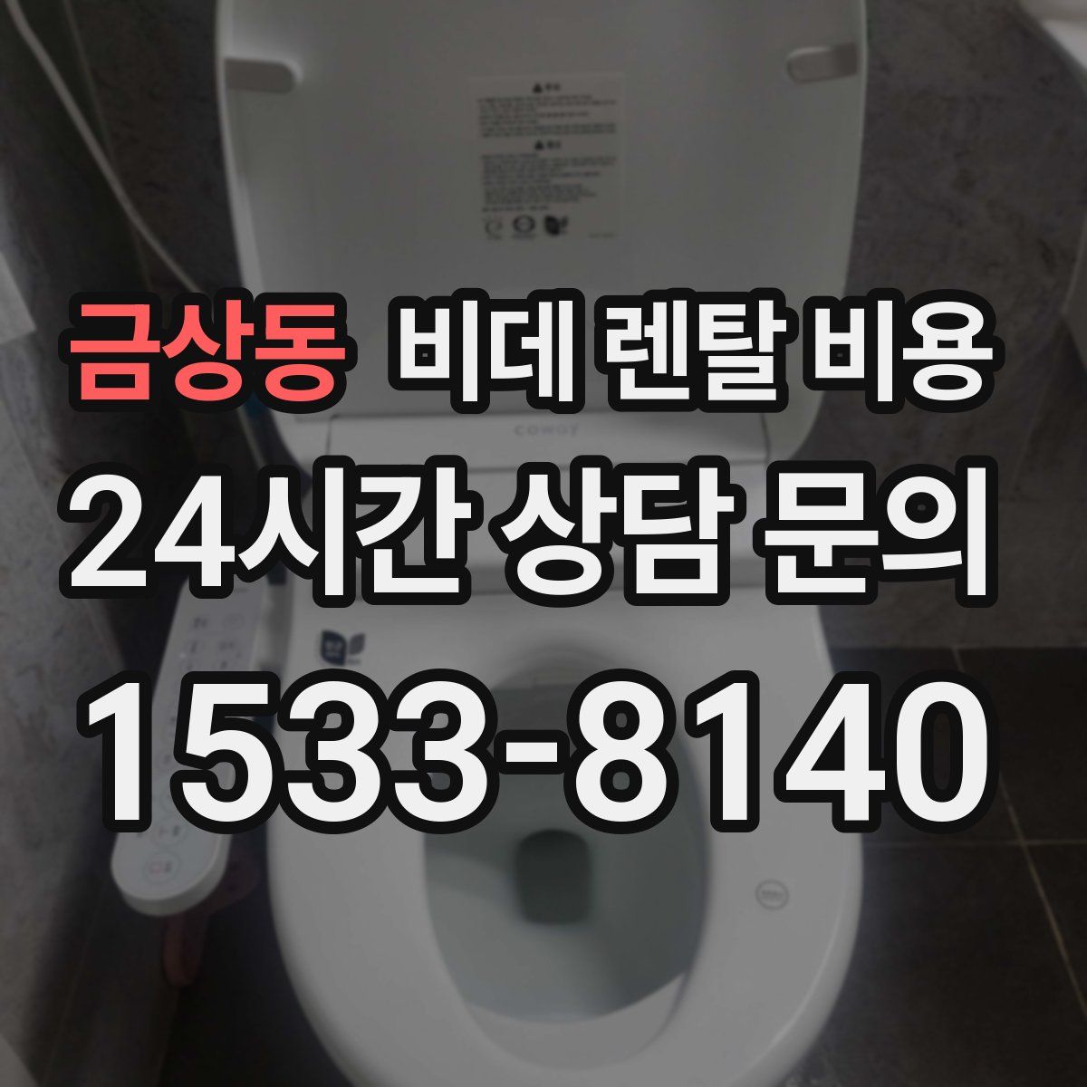 금상동 비데 렌탈 비용