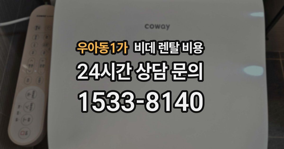 우아동1가 비데 렌탈 비용