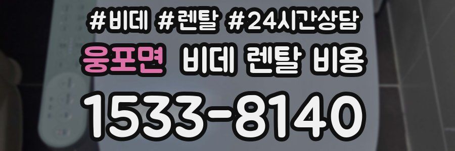 웅포면 비데 렌탈 비용