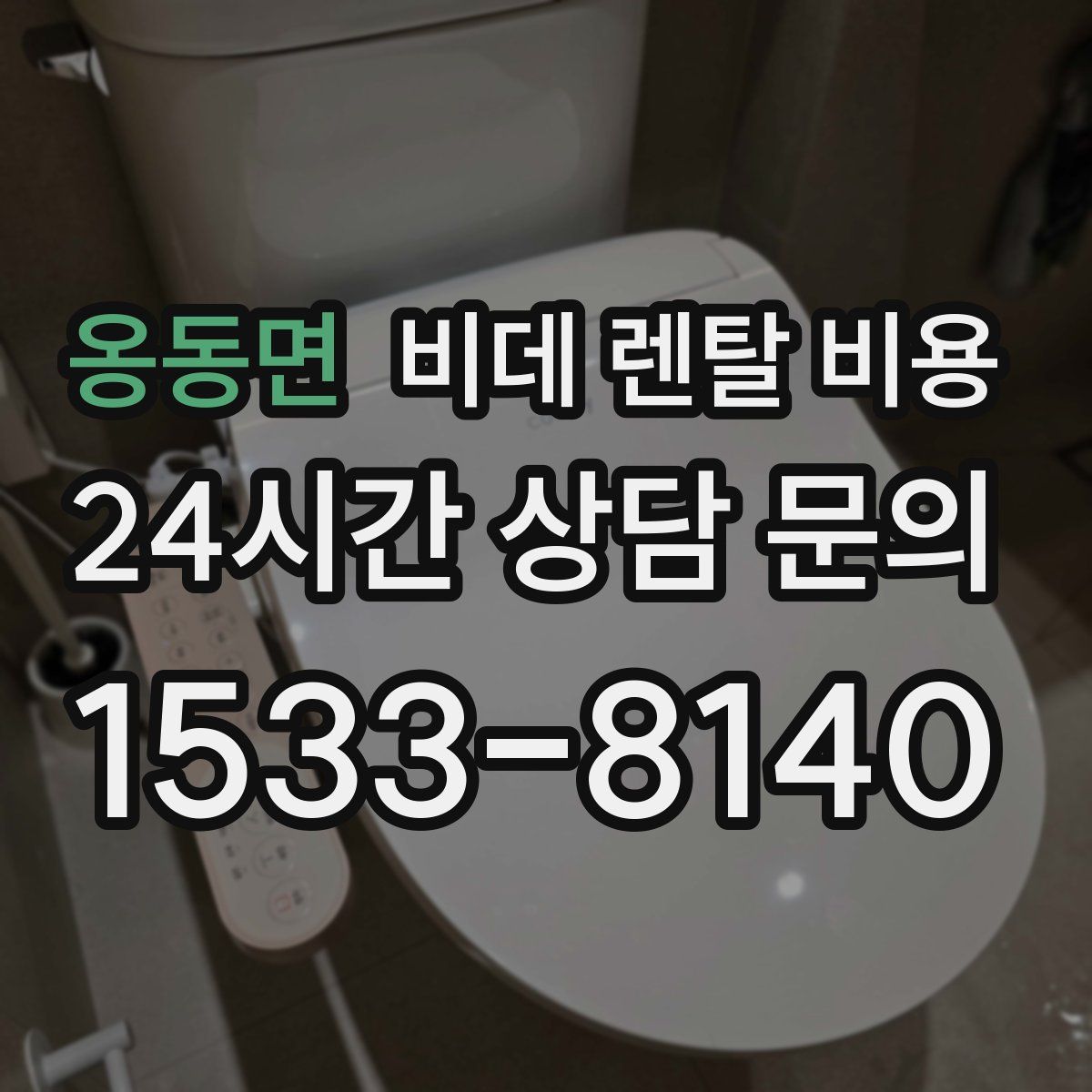 옹동면 비데 렌탈 비용