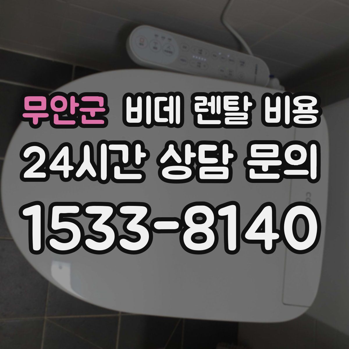 무안군 비데 렌탈 비용