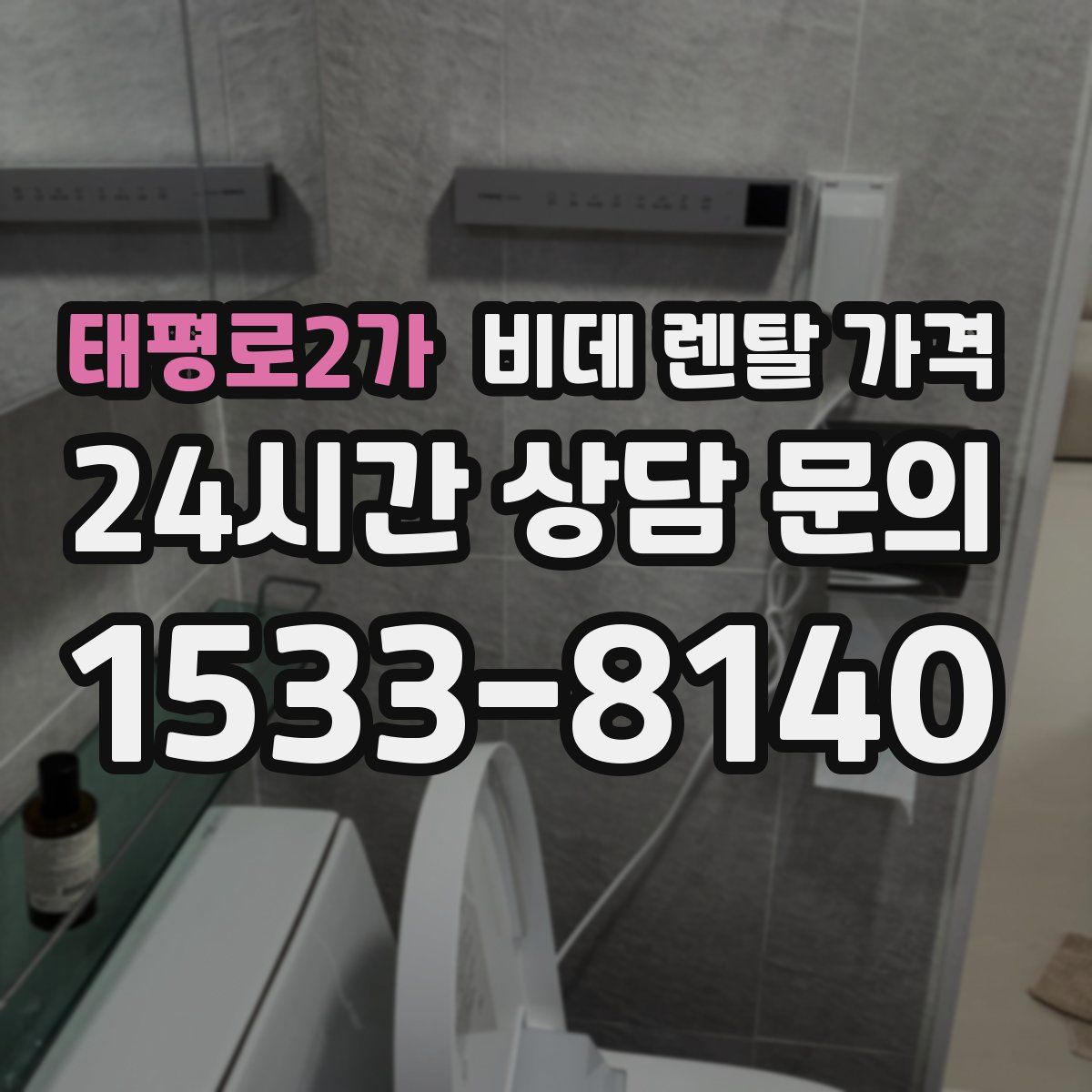 태평로2가 비데 렌탈 가격