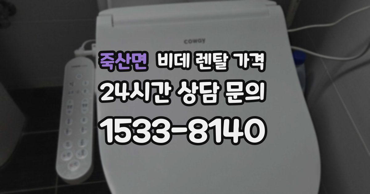 죽산면 비데 렌탈 가격