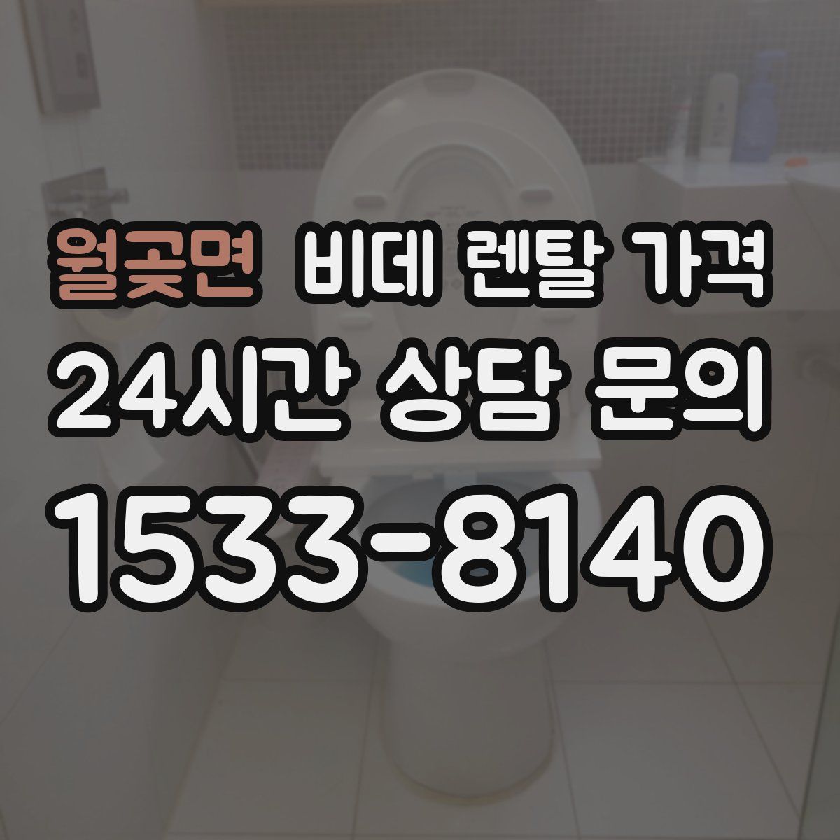 월곶면 비데 렌탈 가격