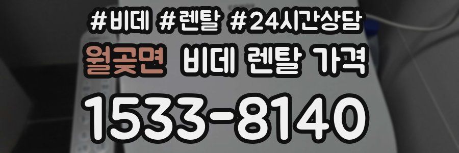 월곶면 비데 렌탈 가격
