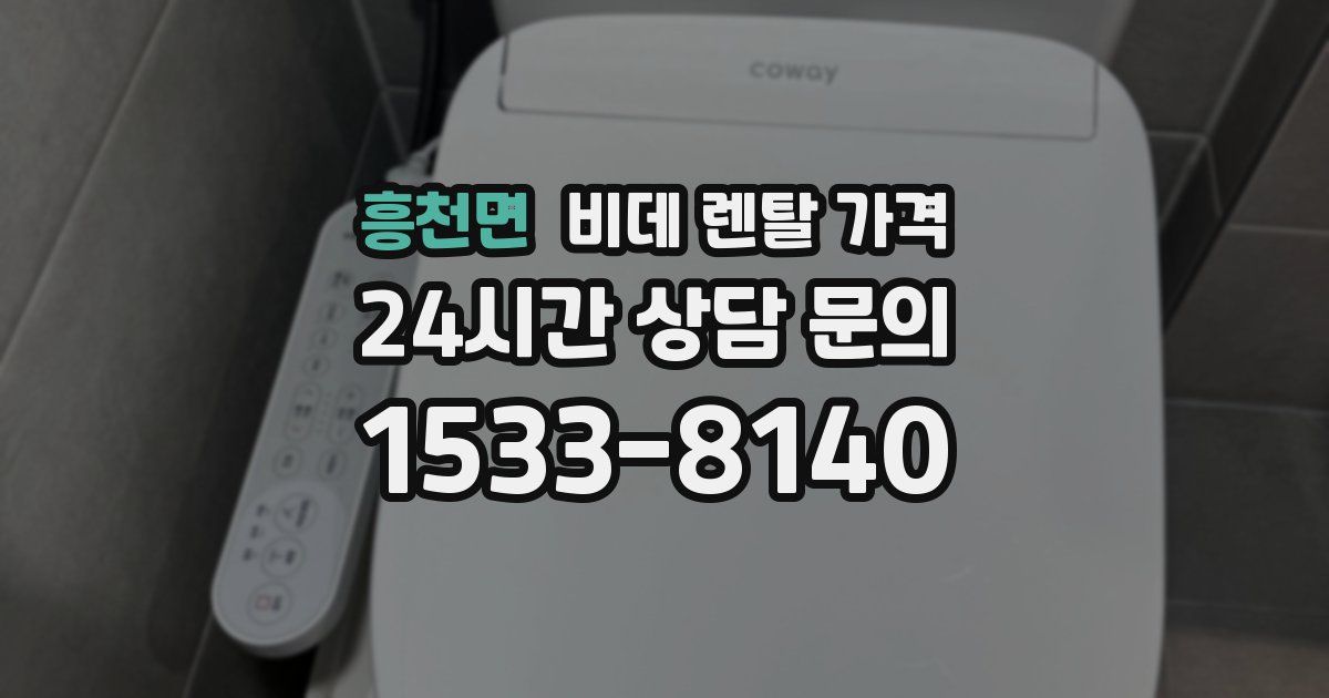 흥천면 비데 렌탈 가격