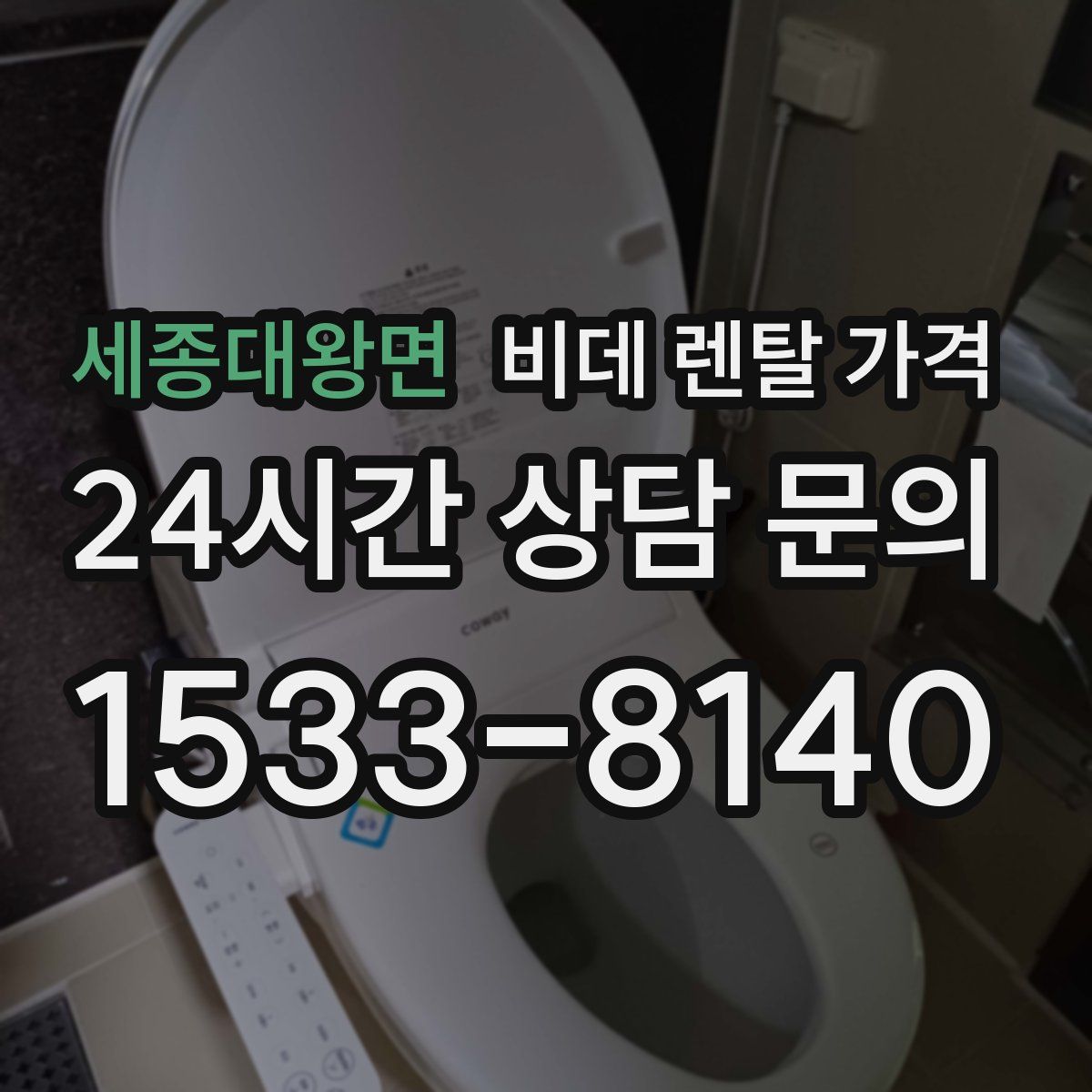 세종대왕면 비데 렌탈 가격