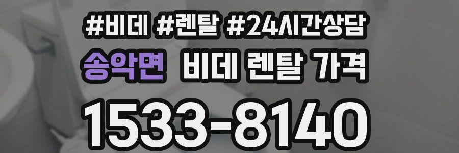 송악면 비데 렌탈 가격