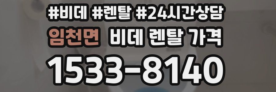 임천면 비데 렌탈 가격