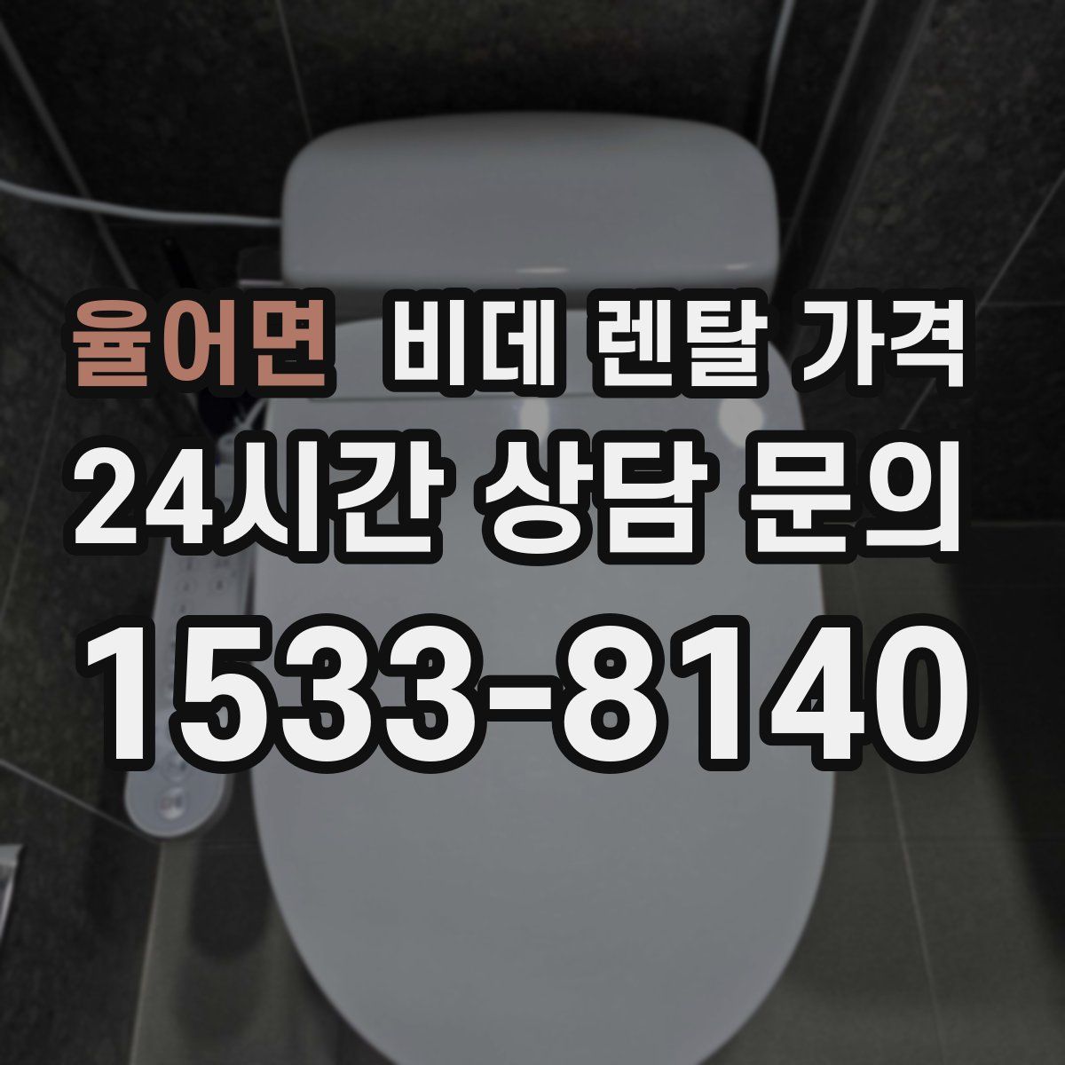 율어면 비데 렌탈 가격