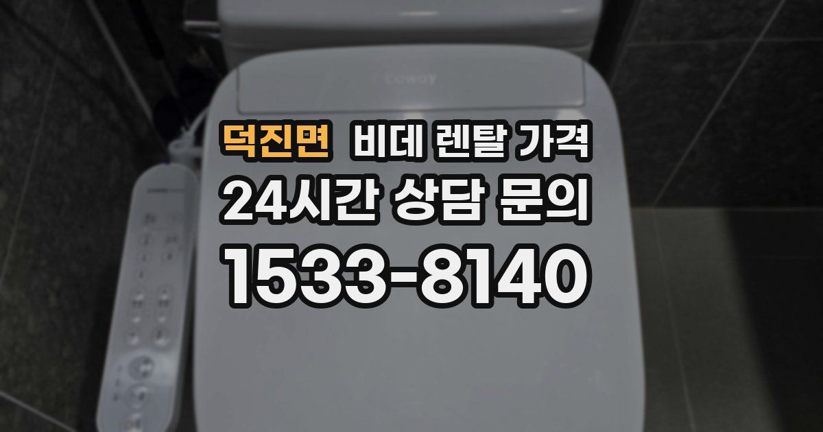 덕진면 비데 렌탈 가격