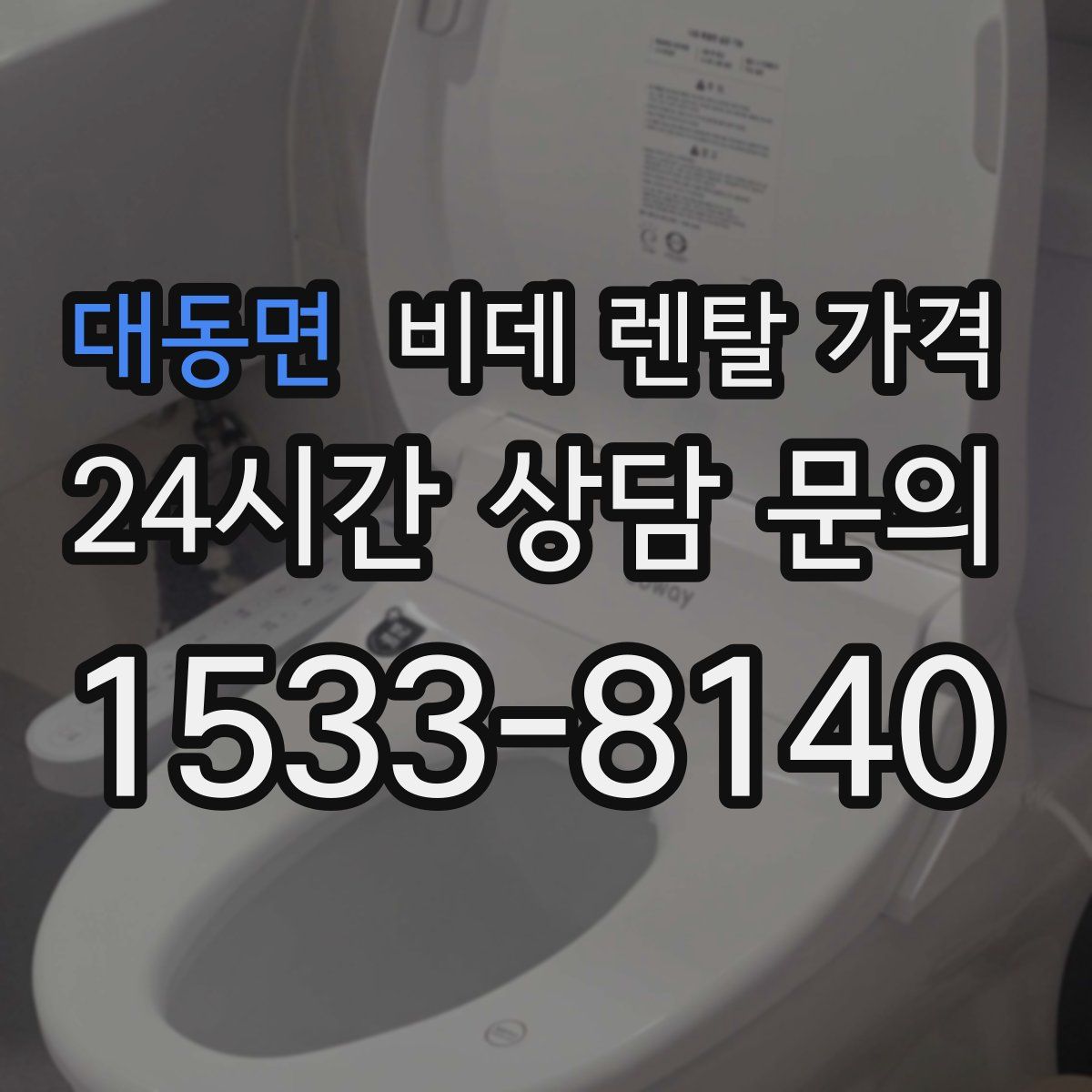 대동면 비데 렌탈 가격