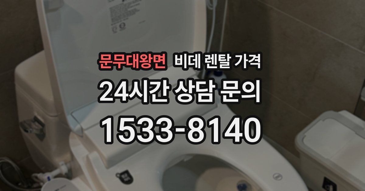 문무대왕면 비데 렌탈 가격