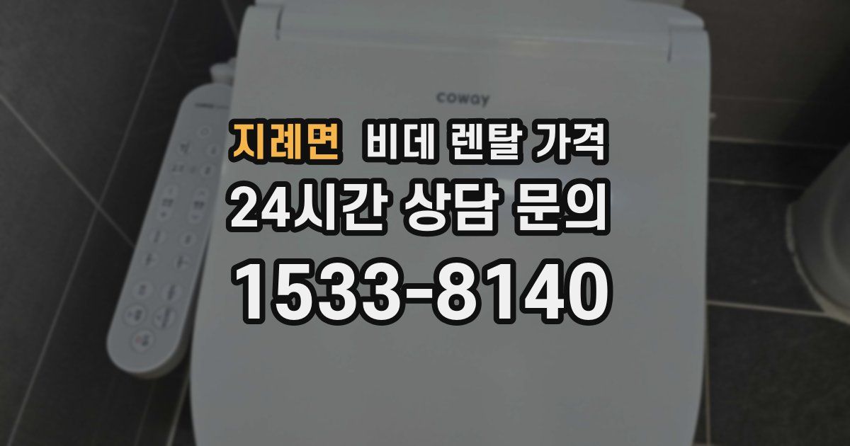 지례면 비데 렌탈 가격