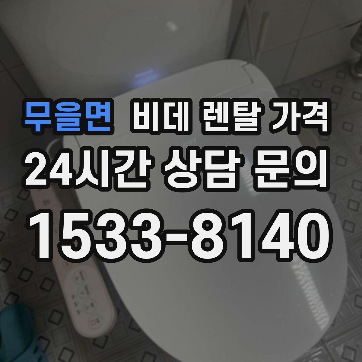 무을면 비데 렌탈 가격