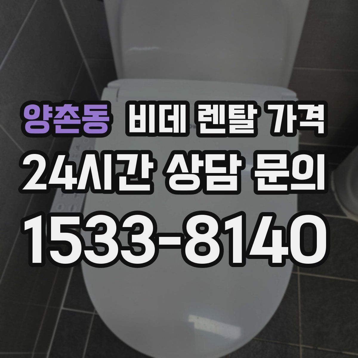 양촌동 비데 렌탈 가격 설치 환경에 따라 생길 수 있는 변수