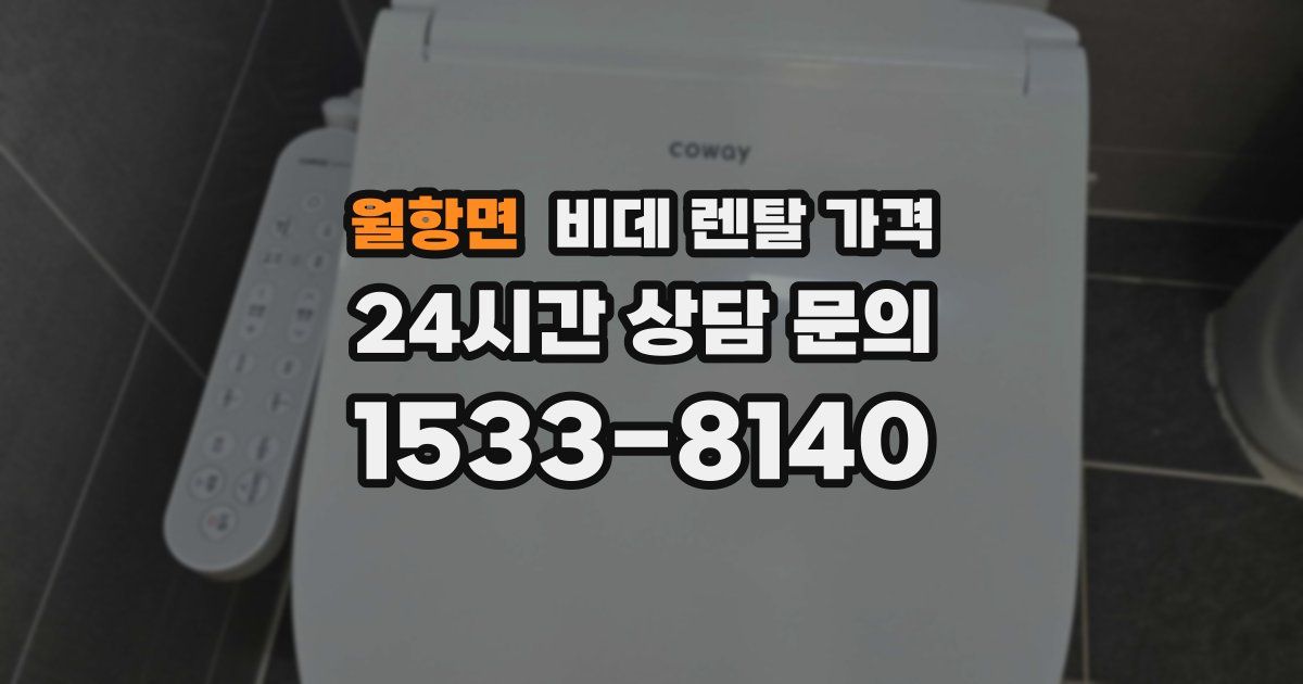 월항면 비데 렌탈 가격