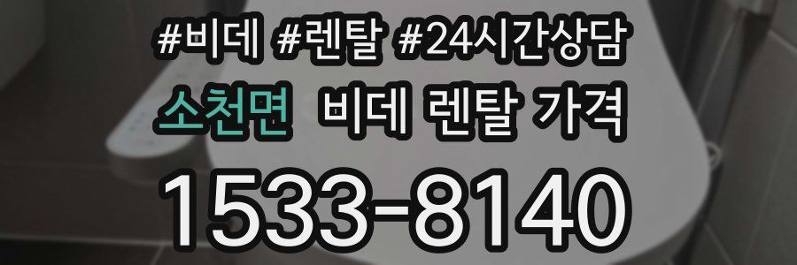 소천면 비데 렌탈 가격