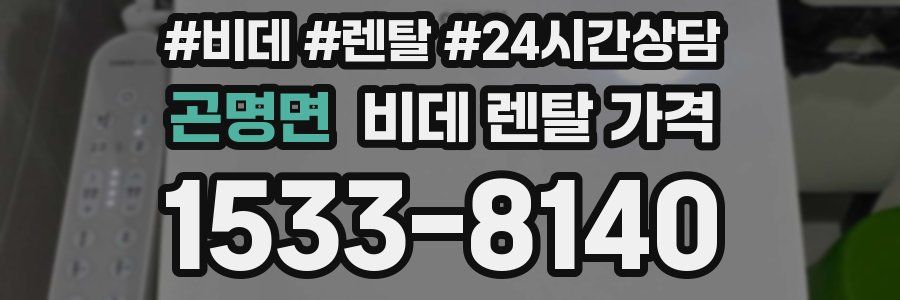 곤명면 비데 렌탈 가격