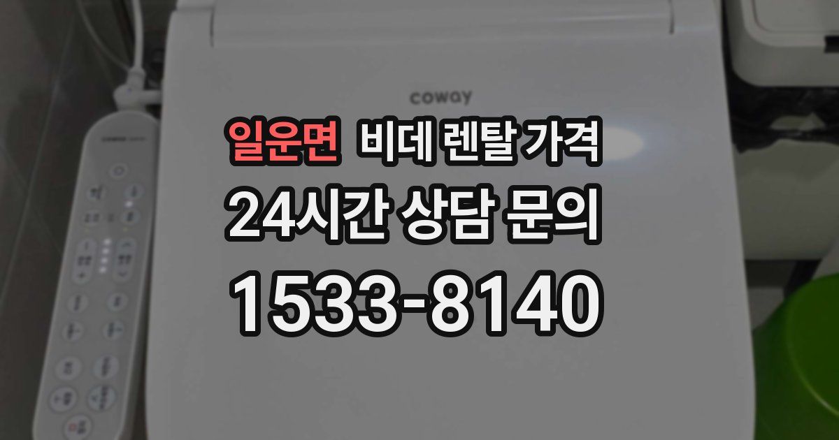 일운면 비데 렌탈 가격