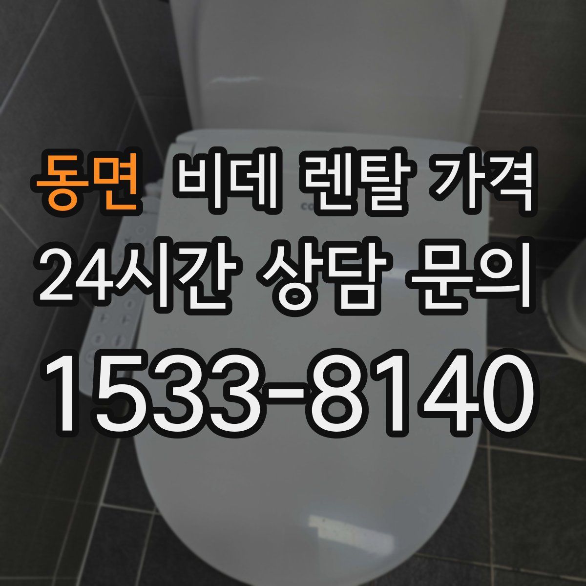 동면 비데 렌탈 가격