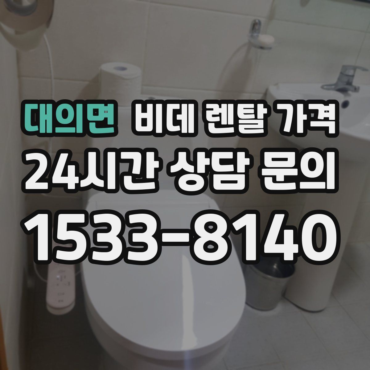 대의면 비데 렌탈 가격